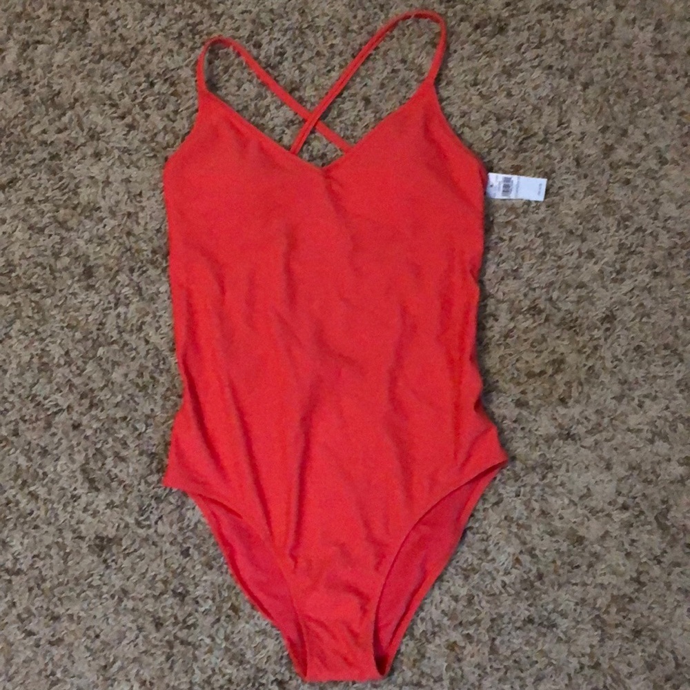 Aerie small Resort red swimsuit